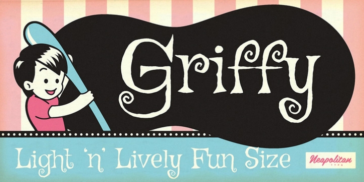 Griffy Pro font preview
