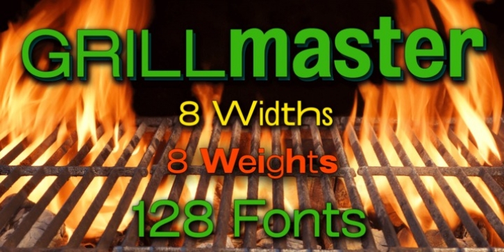 Grillmaster font preview