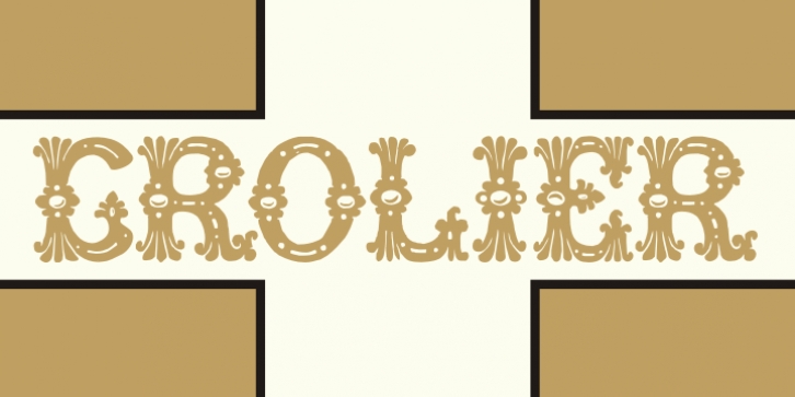 Grolier font preview