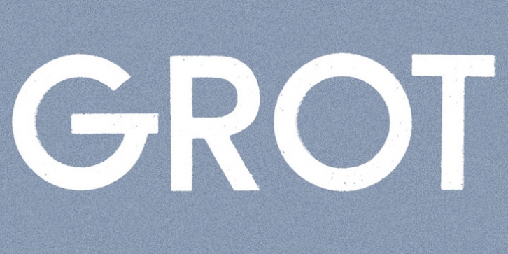 GROT font preview