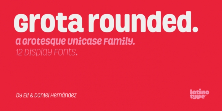 Grota Rounded font preview