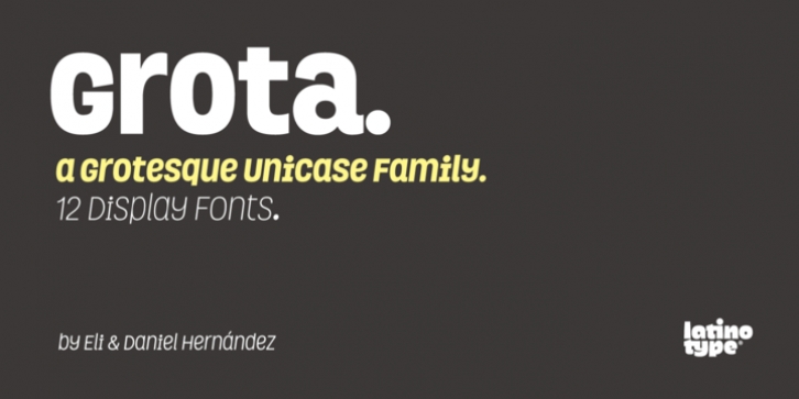 Grota font preview