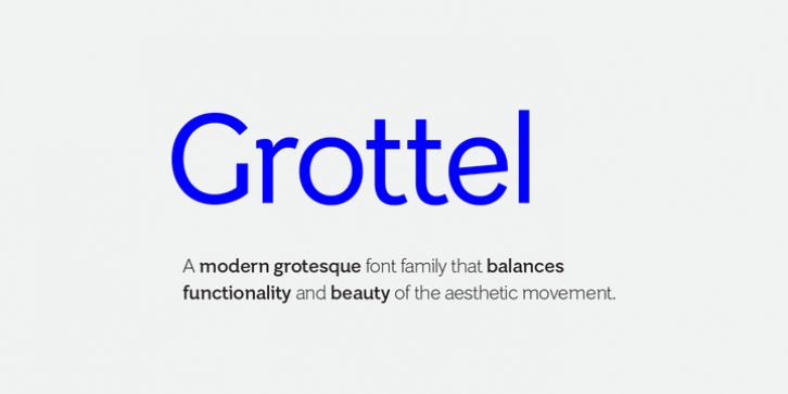 Grottel font preview