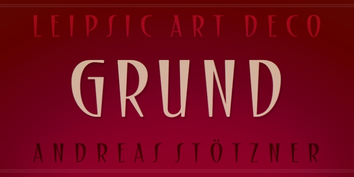 Grund font preview