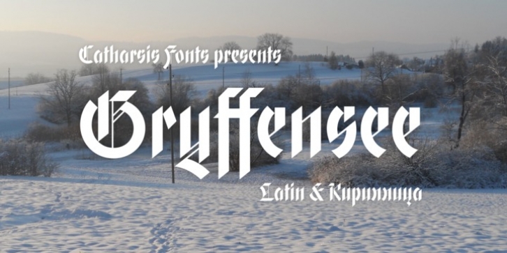 Gryffensee font preview