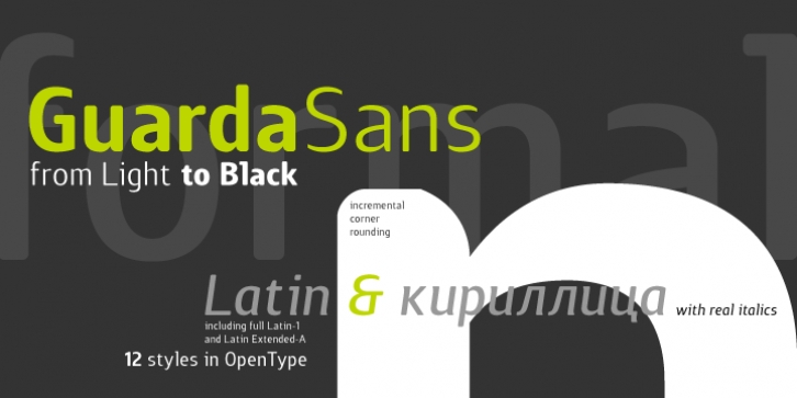 Guarda Sans font preview