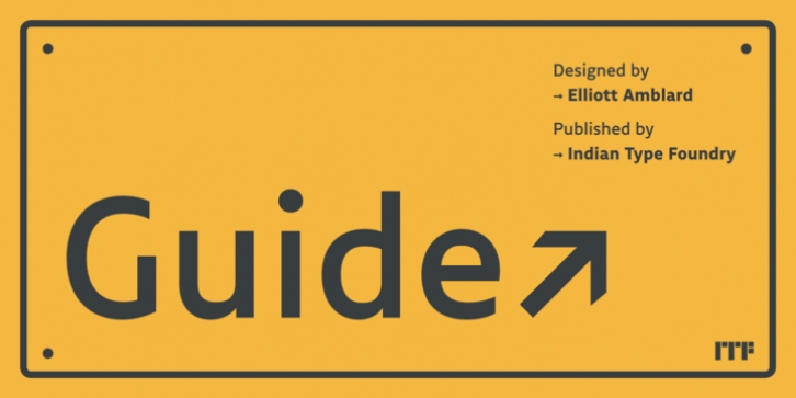 Guide font preview