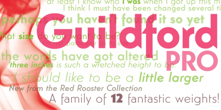 Guildford Pro font preview