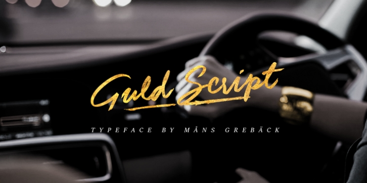 Guld Script font preview