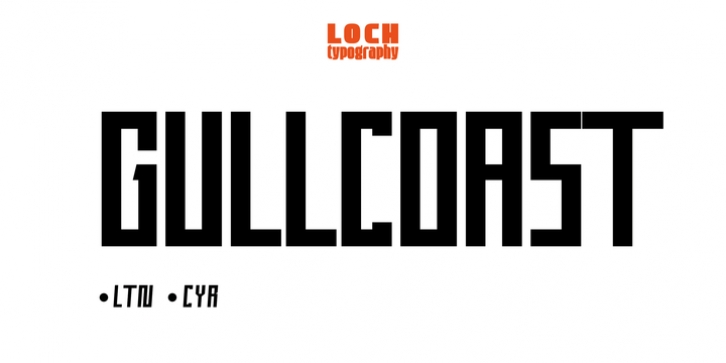 Gullcoast font preview
