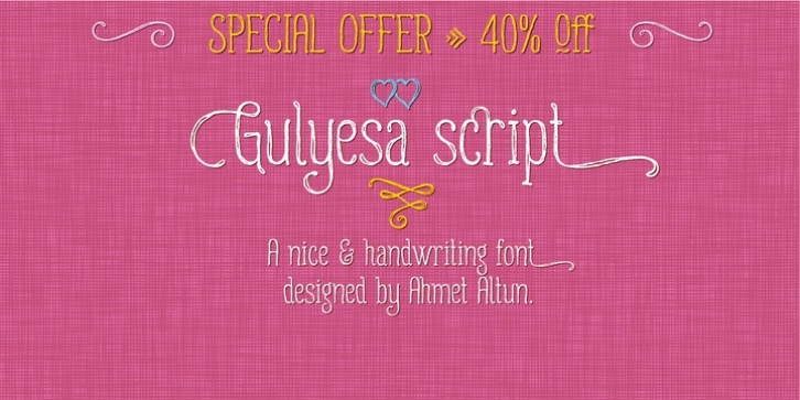 Gulyesa Script font preview