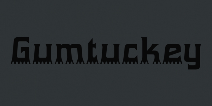 Gumtuckey font preview