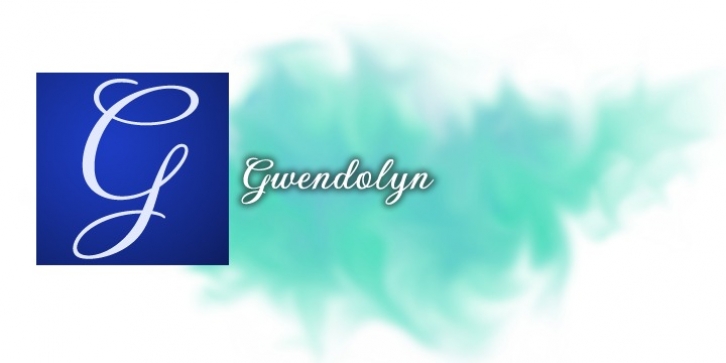 Gwendolyn font preview