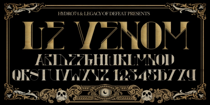 H74 Le Venom font preview