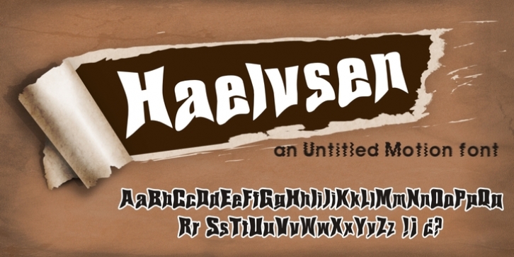 Haelvsen font preview