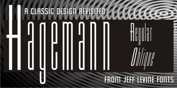 Hagemann JNL font preview