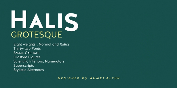 Halis Grotesque font preview