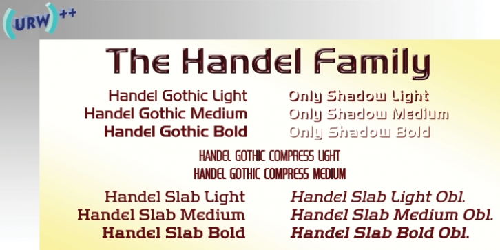 Handel Slab font preview