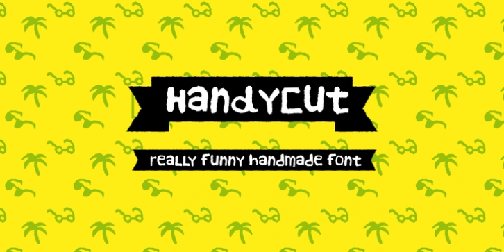 Handy Cut font preview