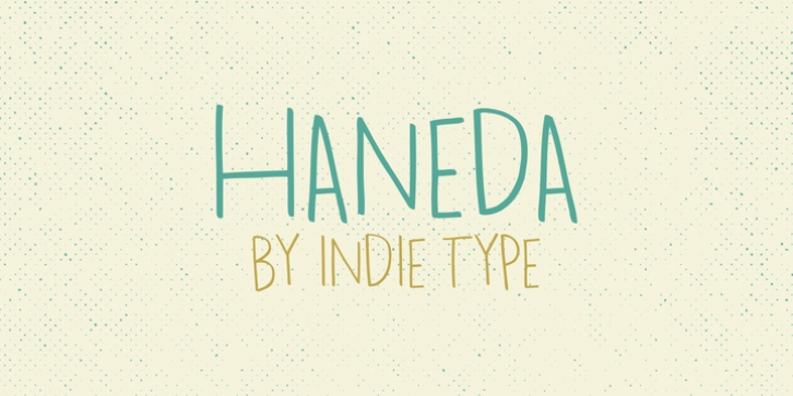 Haneda font preview