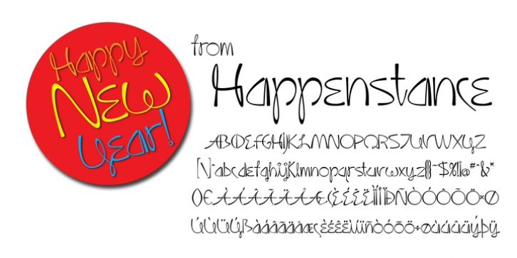 Happenstance font preview