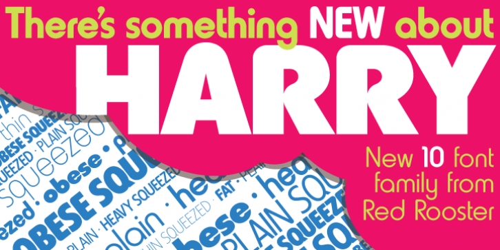 Harry Pro font preview