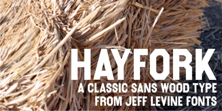 Hayfork JNL font preview