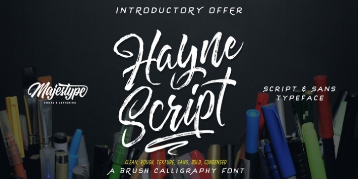Hayne Script font preview