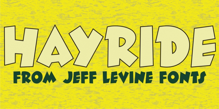 Hayride JNL font preview