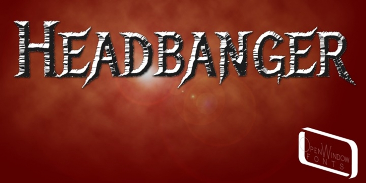 Headbanger font preview