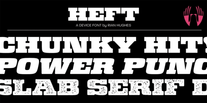 Heft font preview