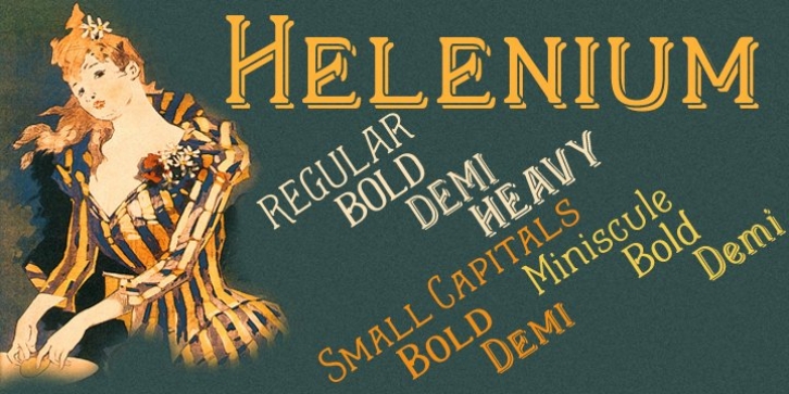 Helenium font preview
