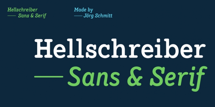 Hellschreiber font preview