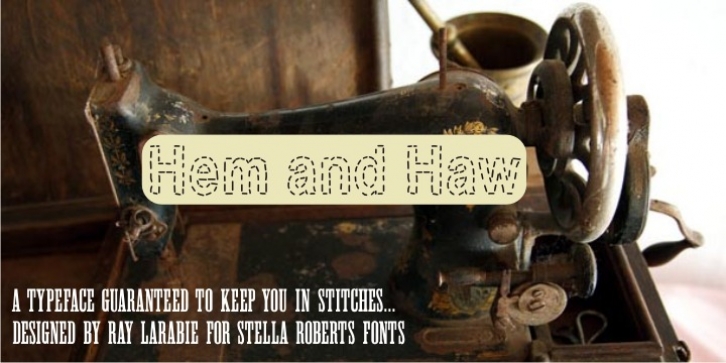 Hem And Haw SRF font preview