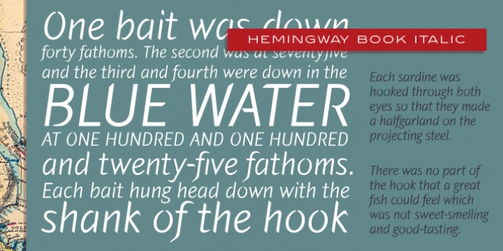 Hemingway font preview