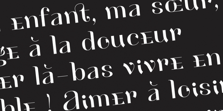 Henri Modeste font preview