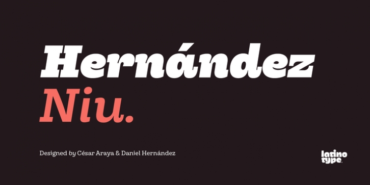 Hernández Niu font preview