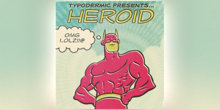 Heroid font preview