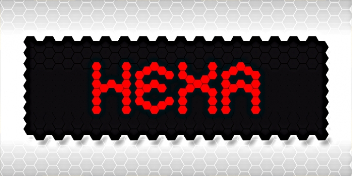 Hexa font preview