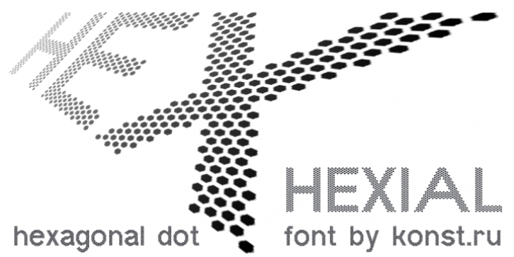 Hexial font preview