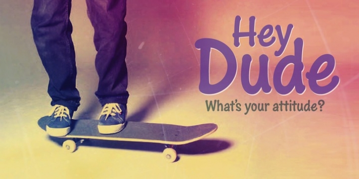 Hey Dude font preview