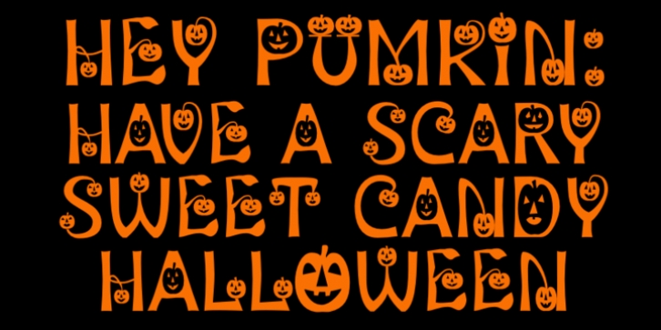 HeyPumpkin font preview