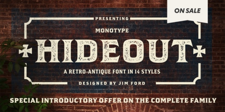 Hideout font preview