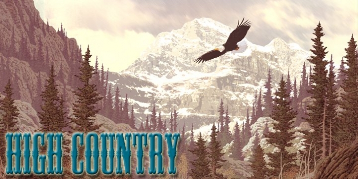 High Country font preview