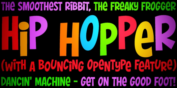 Hip Hopper font preview