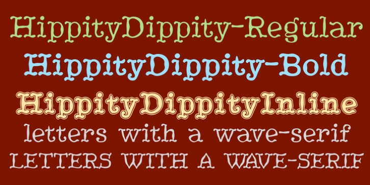 HippityDippity font preview