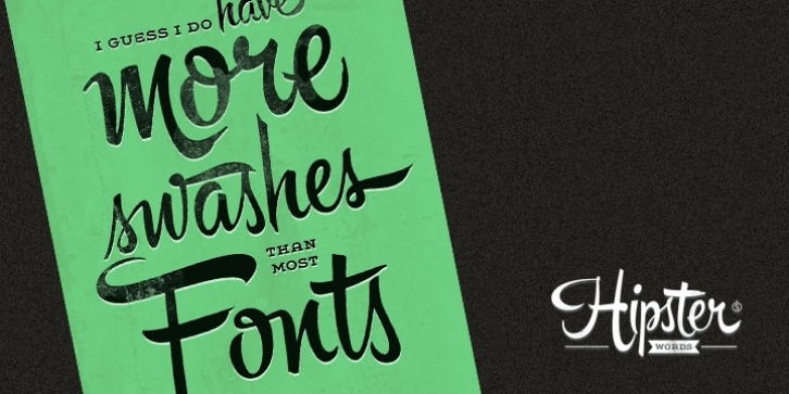 Hipster Script Pro font preview