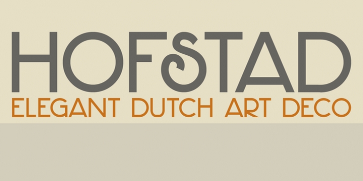 Hofstad font preview