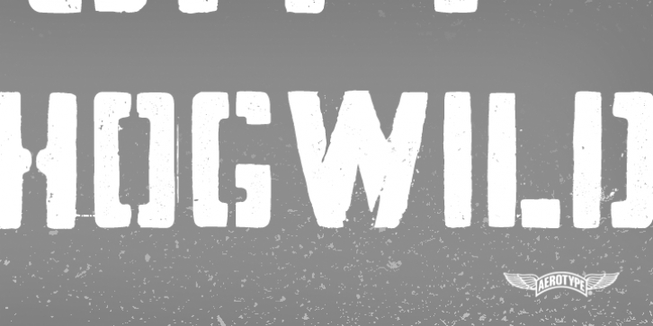 Hogwild font preview