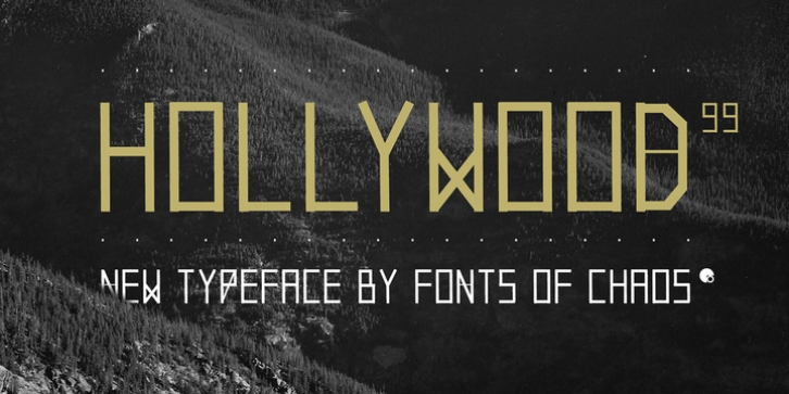 Hollywood 99 font preview